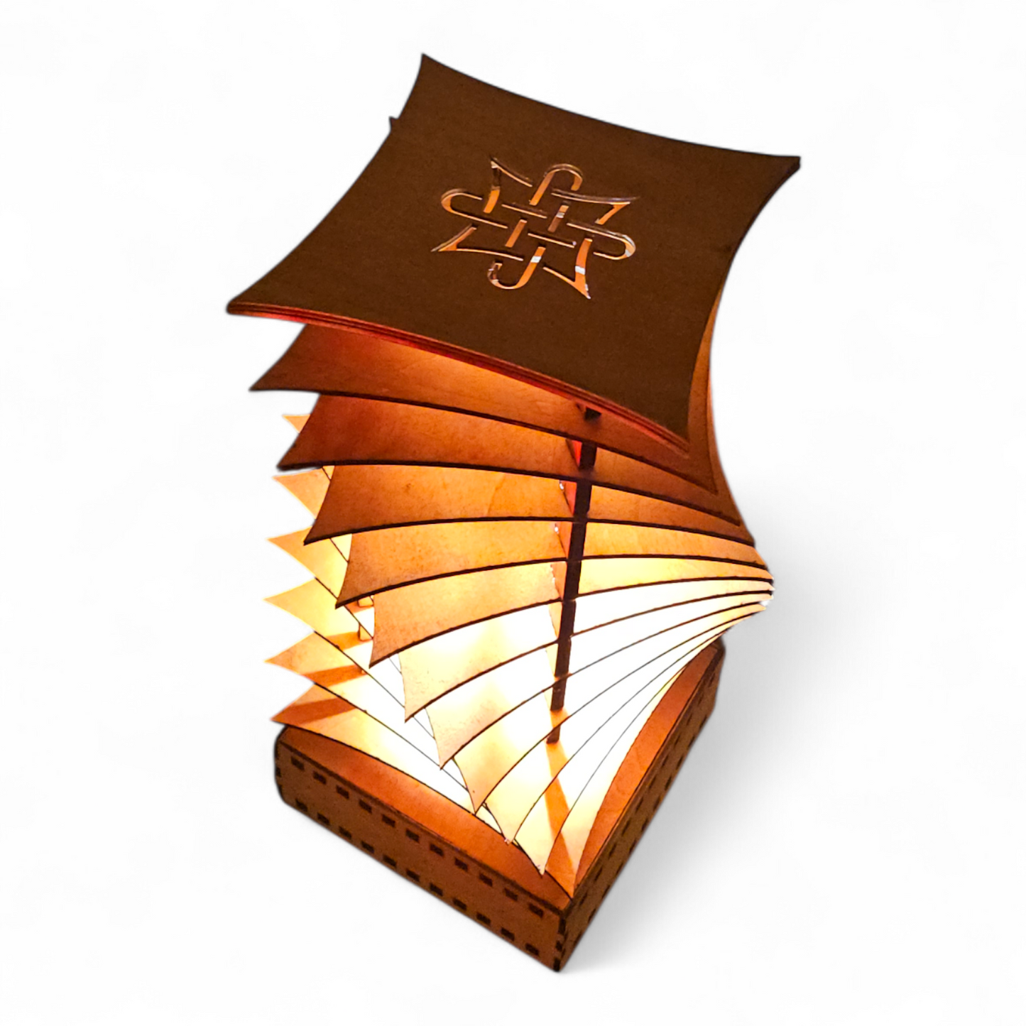 Handmade Artistic Louvered Table Lamp