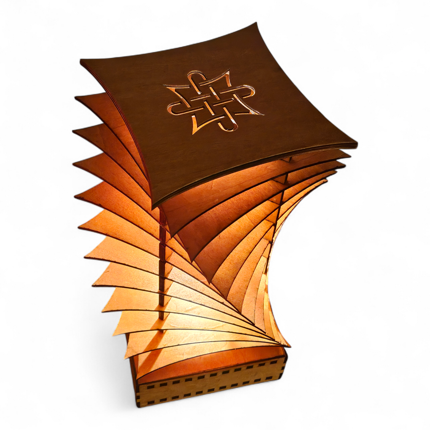 Handmade Artistic Louvered Table Lamp