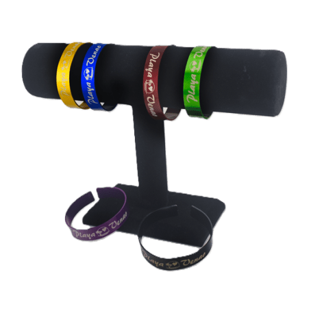 Colorful Anodized Aluminum Bracelets Engraved - Package of 6 random different colors