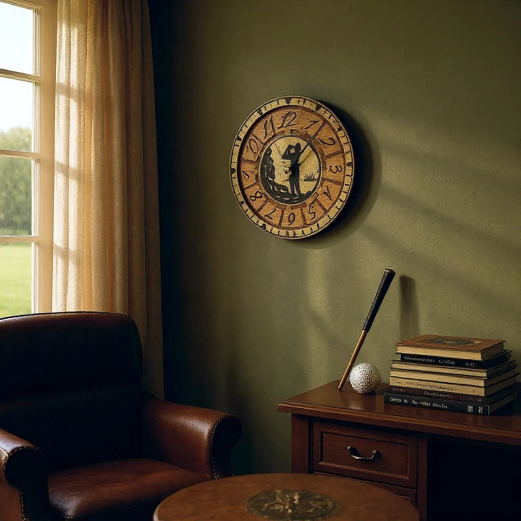 Artisan Multiwood layered Wall Clock