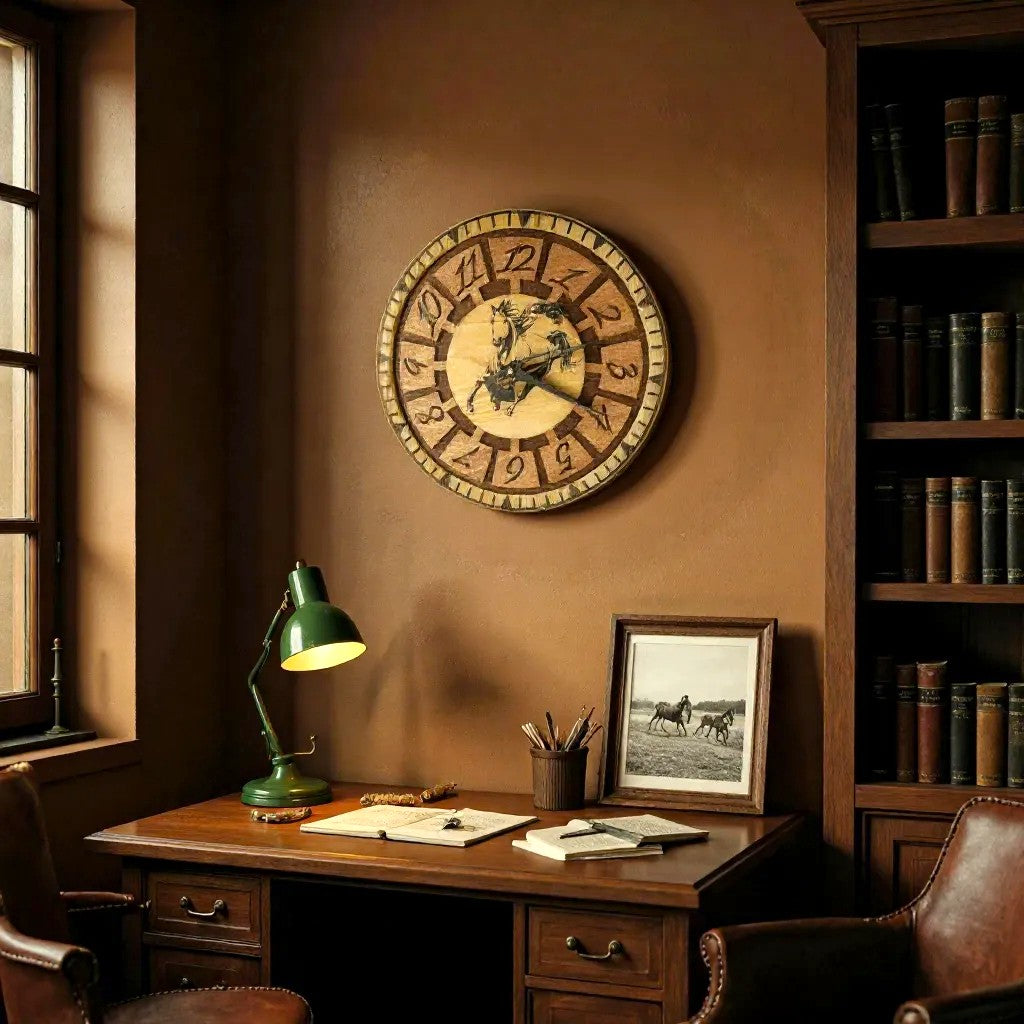 Artisan Multiwood layered Wall Clock