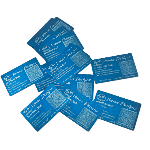 Unique Aluminum business Cards