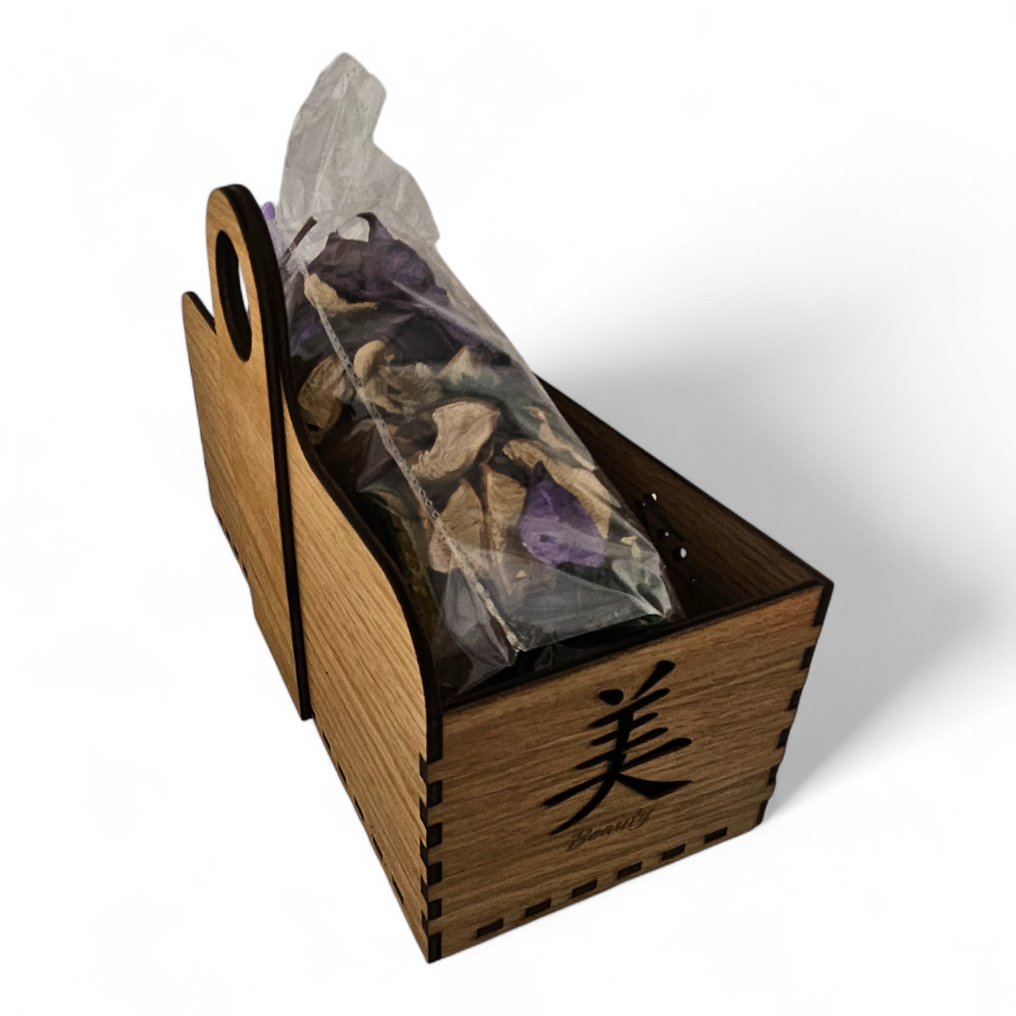 Potpourri Basket with Flower Petals