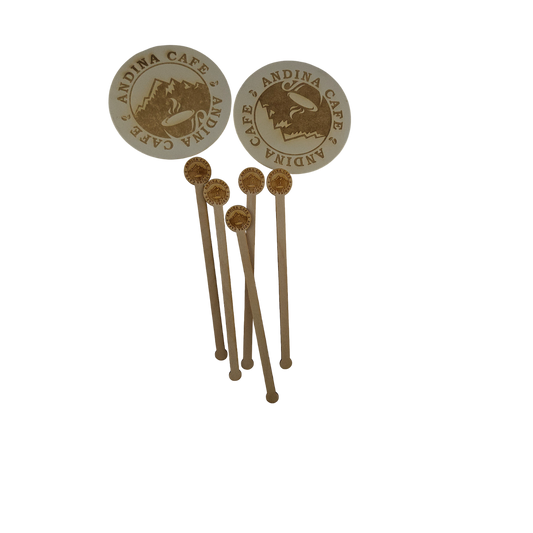 Paper Coasters - Customized Engraved - Pack of 50