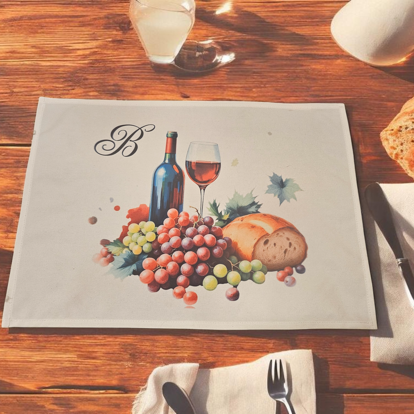 Table Placemats White  (Pack of 6)