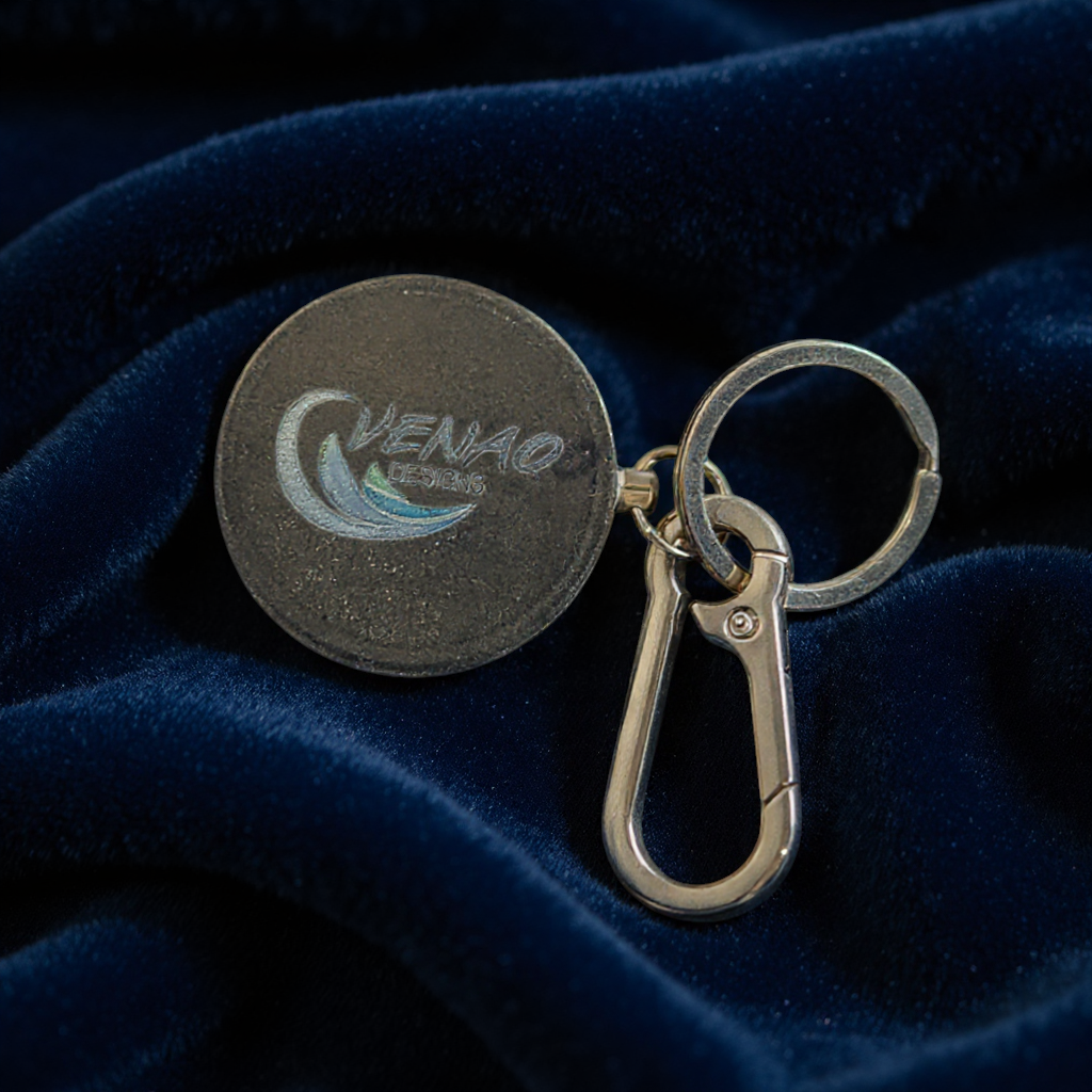 Compass Keyring and Carabiner