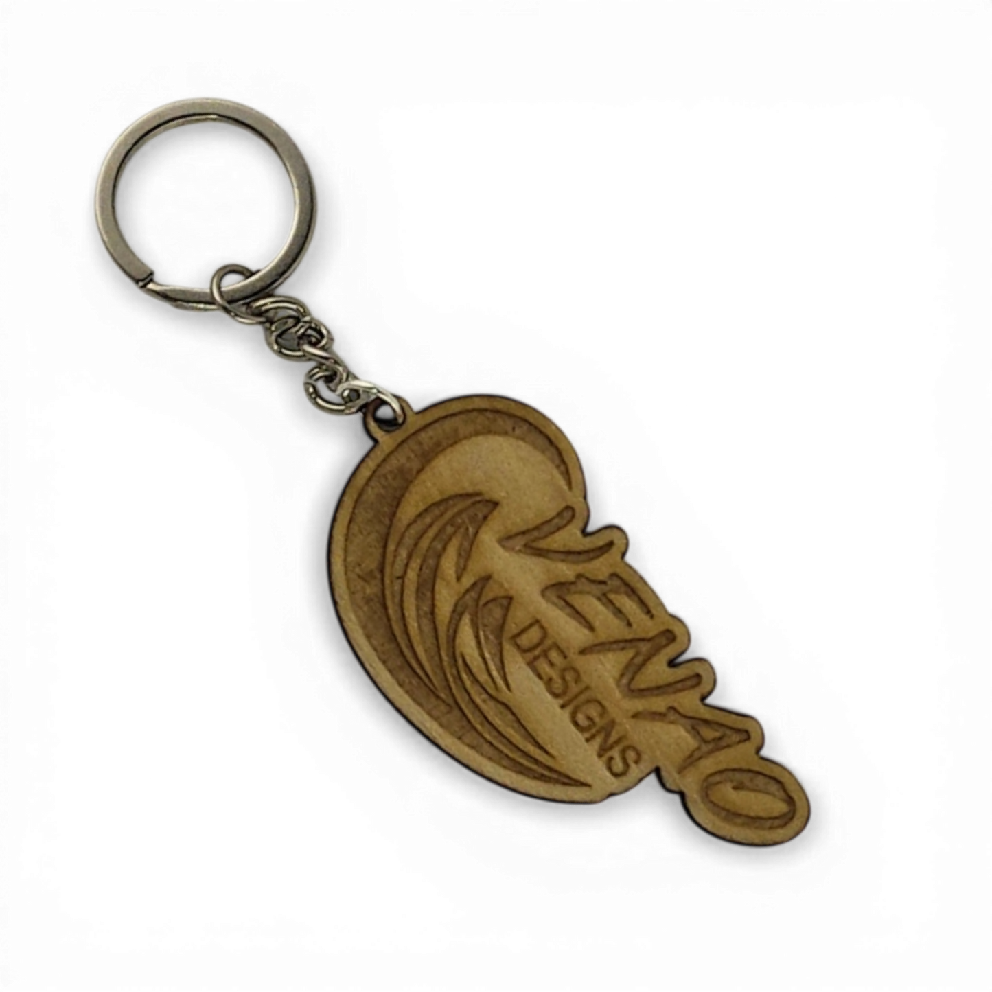Custom Cut Wooden Keyring