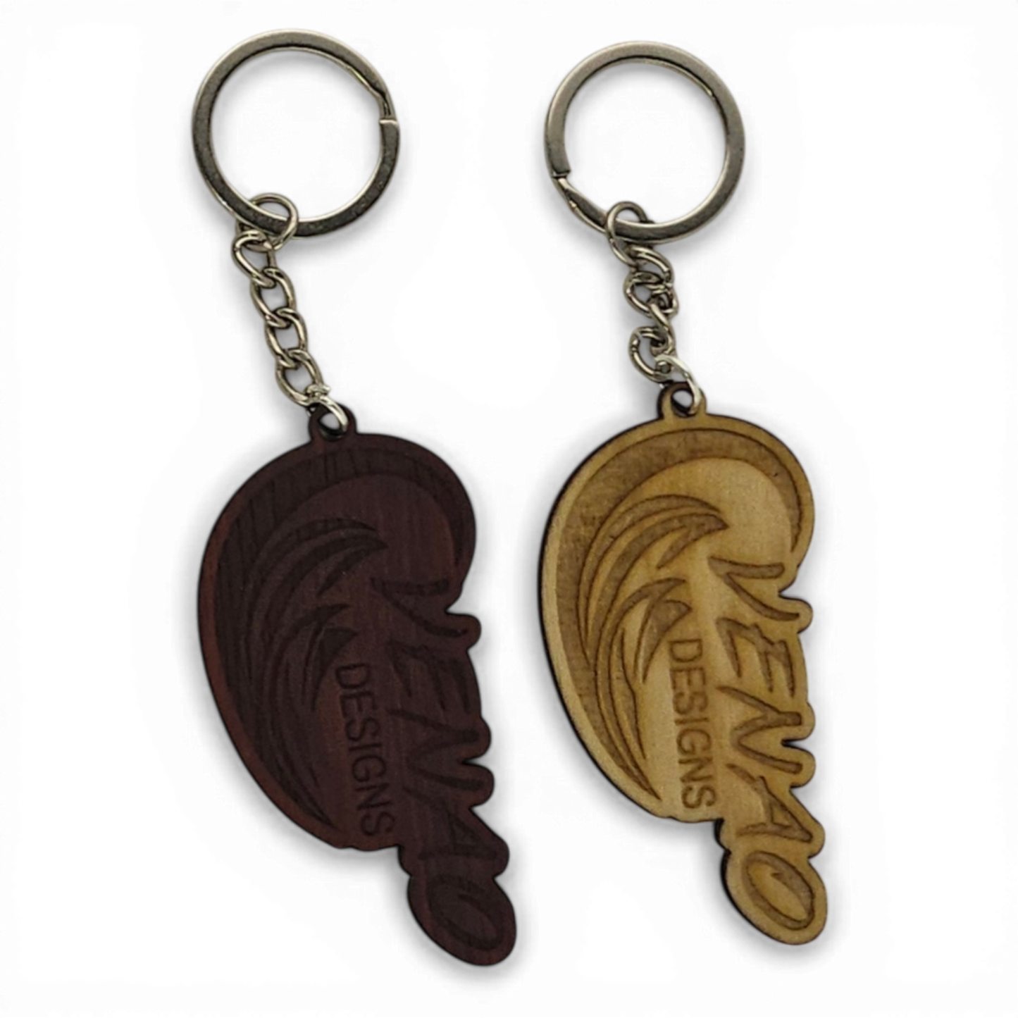 Custom Cut Wooden Keyring