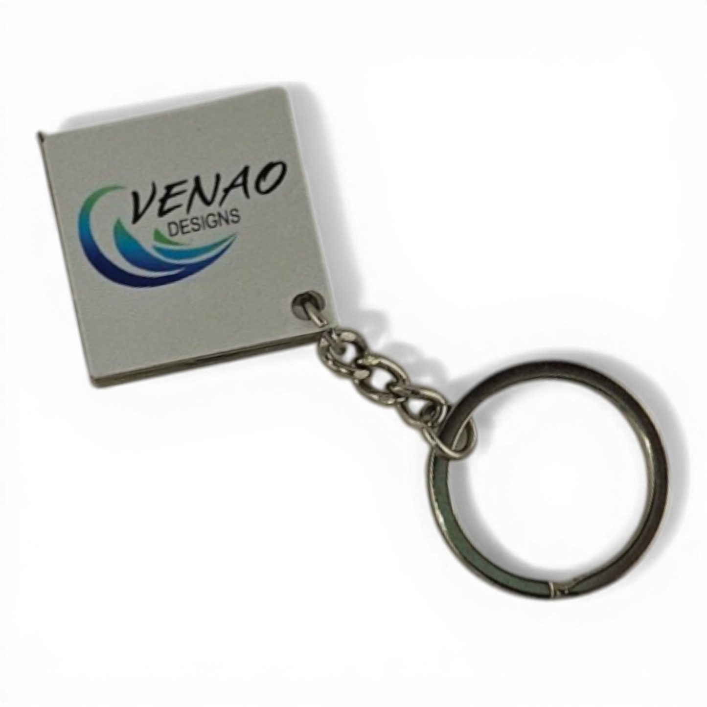 Stainless Steel Tape Measure Keyring