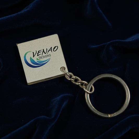 Stainless Steel Tape Measure Keyring
