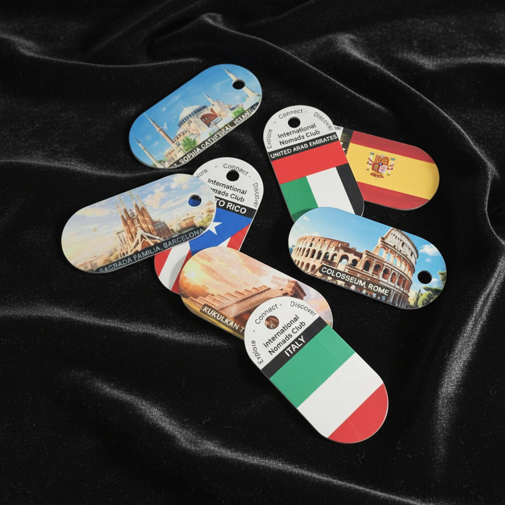 International Nomads Club Travel Badges