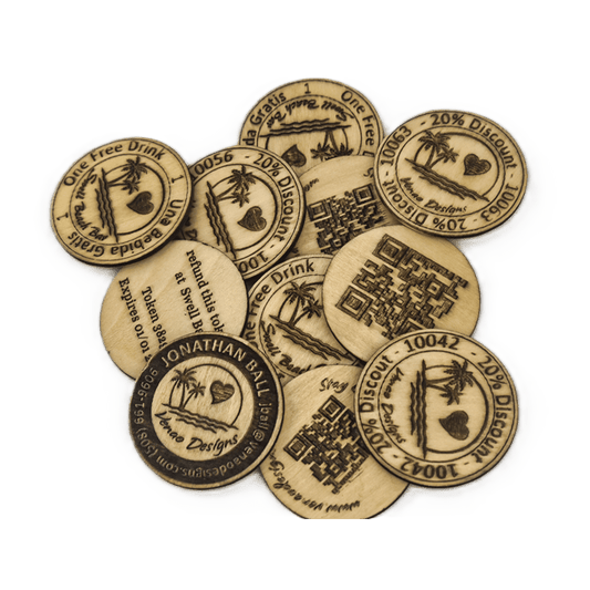 Wooden Nickel -  Pack of 25